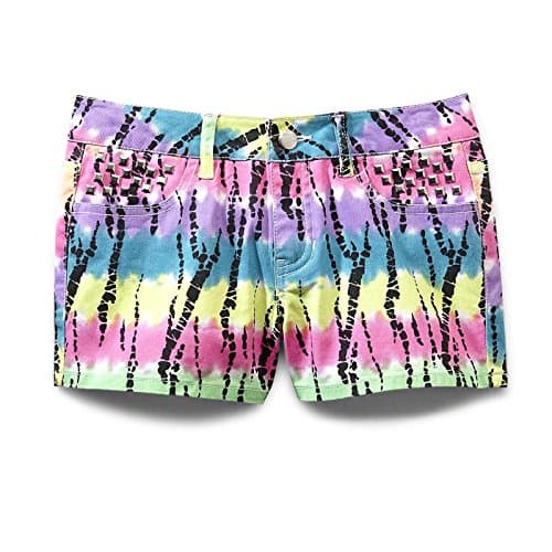 Girl's Printed Denim Shorts (7yrs)