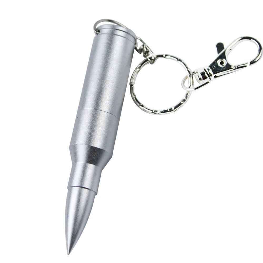 Leegoal Silver New 3D 8GB Bullet Flash Drive USB Flash Pen Drive Memory