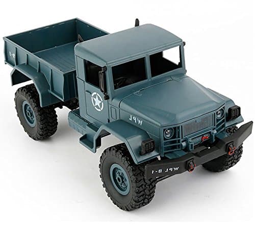 R/C Rock Crawler Radio Control Vehicle, 1/16 Scale 130 Motor 4WD Trail Crawler with 2.4GHz Radio
