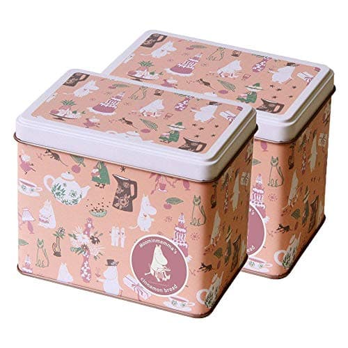Moomin Cinnamon Character Cookie with Collectiable Party Tin (Value Pack of 2) (made in Japan)