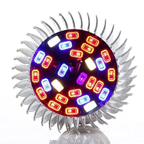 LED Grow Light Bulb | 28 W | Full Spectrum | Plant Light | High Efficiency Lighting for Garden, Greenhouse and Hydroponic Aquatic Plants