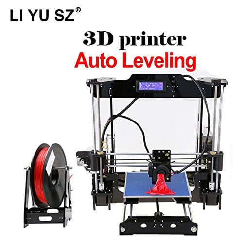DIY 3D Printer Kits - LI YU SZ Reprap Prusa i3 Kits, High Accuracy Self-Assembly, Automatic Leveling Melzi Marlin Firmware with Free Rolls Filament Gift
