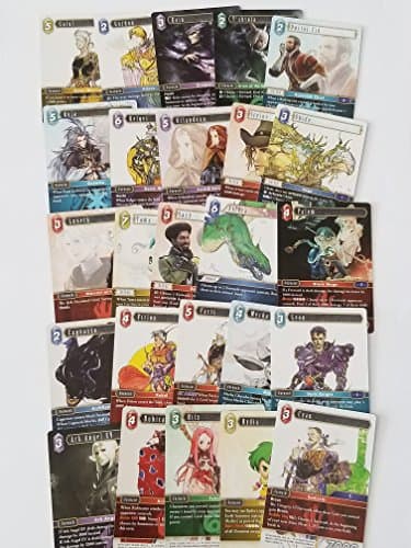 25 Final Fantasy TCG Cards (25 Heroes)