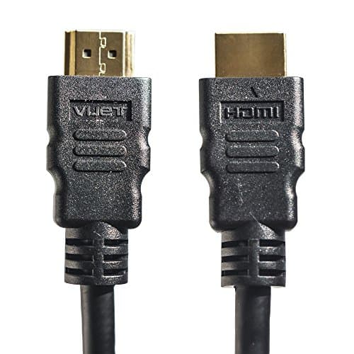 4K HDMI Cable 6.6ft with Ethernet – High Speed 18Gbps for 3D, UHD, HDR, Apple TV, &amp; Laptop HDMI Monitor Cable - 28AWG Braided, Flexible, Short HDMI Cable is Backward Compatible – No Latency / Dropouts