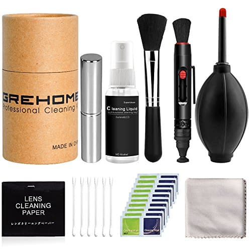 Cleaning Kit, Professional Camera Cleaning Kit for Optical Lens and Digital SLR Cameras Including Canon EOS 1300D, Canon EOS 700D, Nikon D3300, Olympus, Sony Alpha, FUJIFILM (With Cardboard Box)