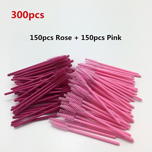 300pcs Disposable Eyelash Mascara Brushes Wands Applicator Makeup Brush