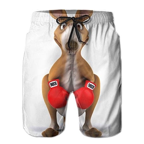 Boxing Kangaroo Handsome Men's Short Pants