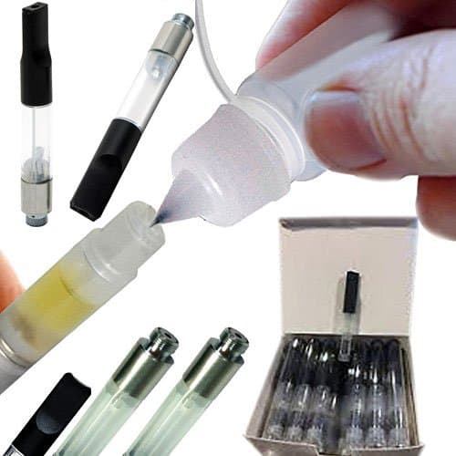 3 x 3ML Clear Steel Needle Tip Bottle with 25x, 1ML Plastic Cartridges | Perfect for refilling cartridges, tattoo artists ink, kitchen ingredients, glue, paint or other liquids (Combo Pack)