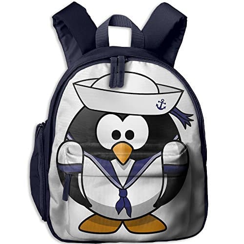 Cute Backpack Lovely Backpack Book Backpack Sailor Penguin Kids Baby Girls School Bag
