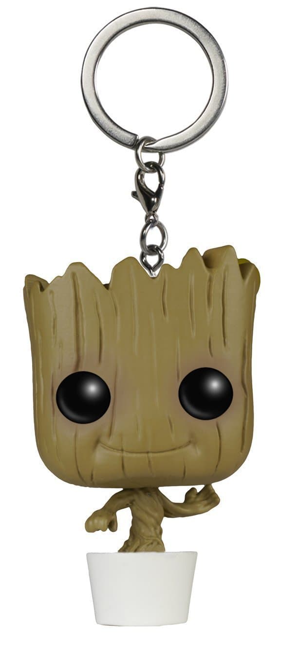 Bayram Baby Groot key-ring - The action figure from Marvel's Guardians of the Galaxy | Bobblehead Dancing Groot key-ring gadget | 3D fun Disney gift for children
