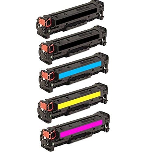 HD Toner 5pk (2B,C,Y,M) 131A CF210A CF211A CF212A 213A Toner For HP Laserjet Pro 200 M251nw M276nw
