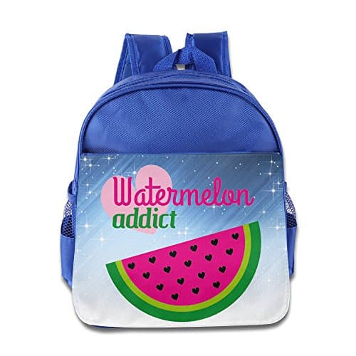 Wenquan Watermelon Addict Leisure Bookbag Backpack For Kid Size Size Key RoyalBlue