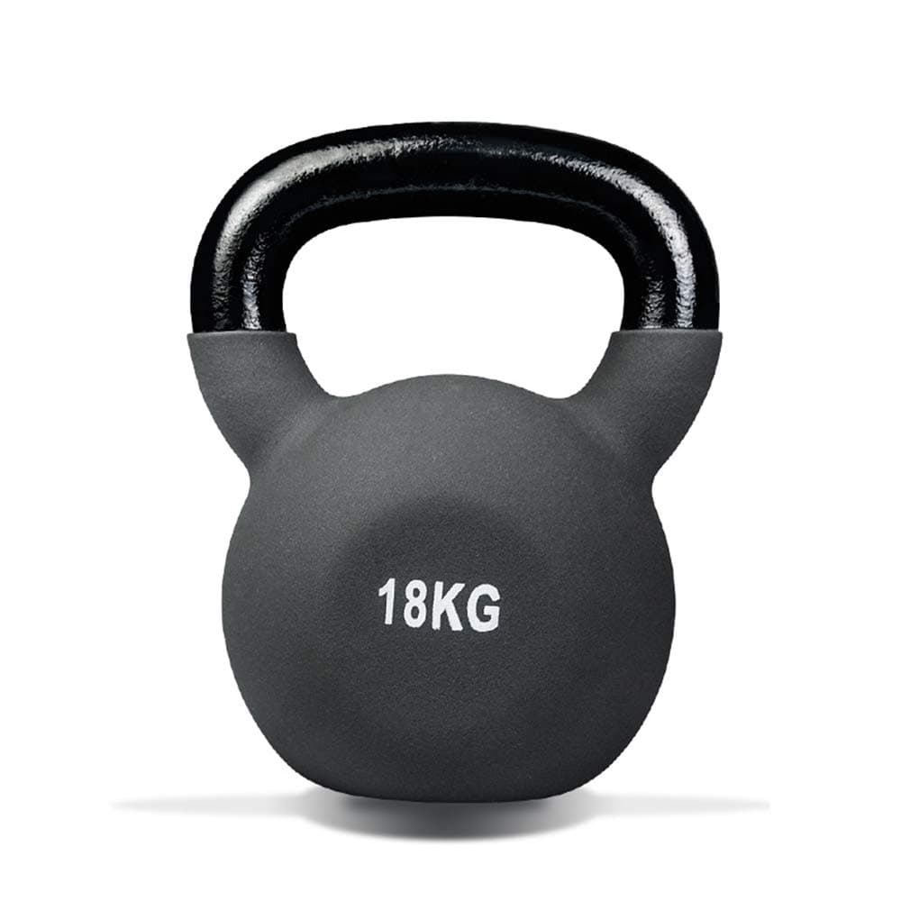 Neoprene Covered Kettlebells 2KG-20KG, Colour Coded Weights, Covered Cast Iron, Home Gym, Fitness, Exercise, Weight Training