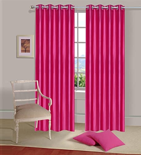 Home Elite Eyelet Designer Polyester 2 Piece Door Curtain Set-84"x48"