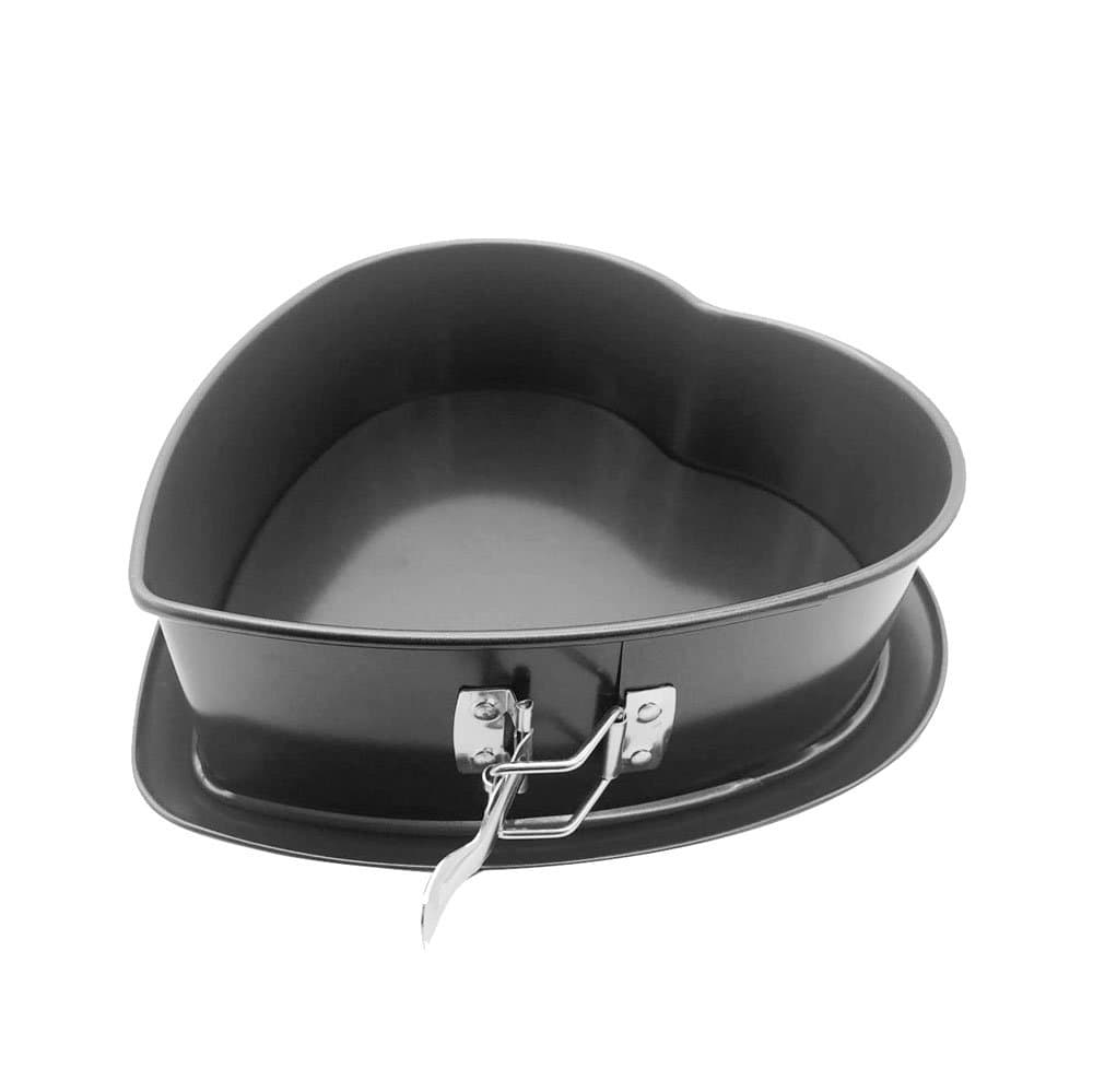 HOMOW Nonstick Bakeware Springform Pan,Cake Pan, Cheesecakes Pan (9" Heart Pan)