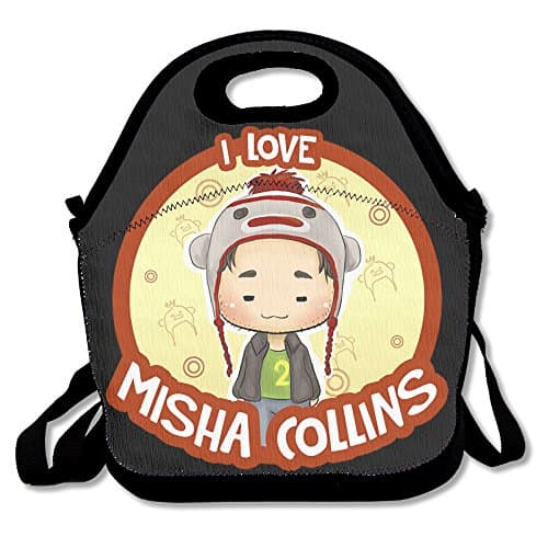 PPAP3 Customized I Love Misha Collins Lunch Tote Bag With Adjustable Straps