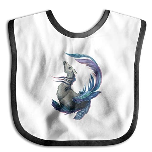 SHARON ANDERSON Funny Magic Beast Comfortable Infant Kids Adjustable Boy's Girl's Baby Cotton Bibs Pinny Baby-unisex