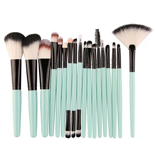 15/18Pcs Makeup Brushes Set Powder Foundation Blush Eye Shadow Blending Make Up Brush Cosmetic Beauty Tool Kit 18Pcs LH
