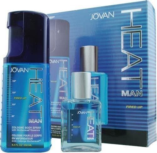 Jovan Jovan Heat Man By Jovan For Men Set