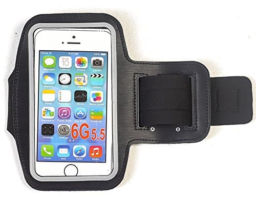 Marty Frank Naturals Adjustable Strap Reflective Border Universal Cell Phone Armband