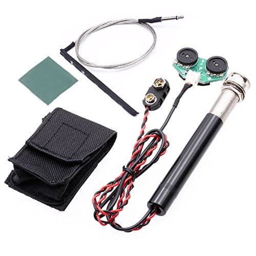 KITARA Active Endpin Jack Preamp Piezo Pickup Kit For Acoustic Guitar (1V 1T Control, 6 String Pickup)