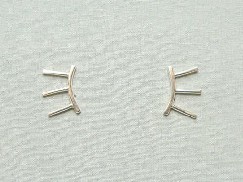 Lashes Out Sterling Silver Mini Ear Climbers