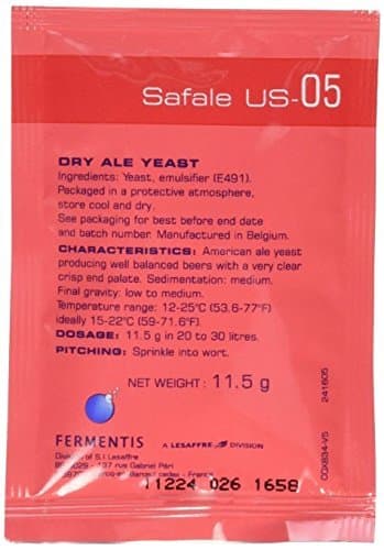 Safale US-05 (Six Packages, 11.5 g ea)