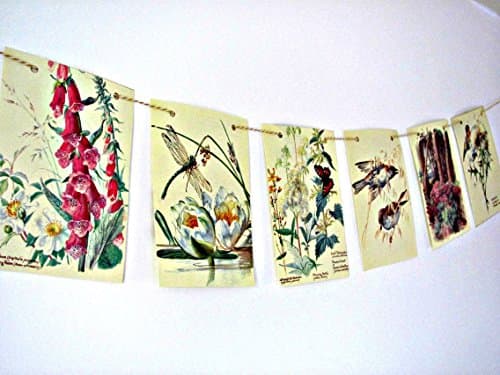 English Countryside summer and fall garland