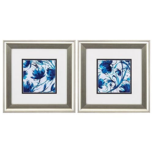 Propac Images 1428 "Indigo Swirl" Wall Decor, 2 Pack