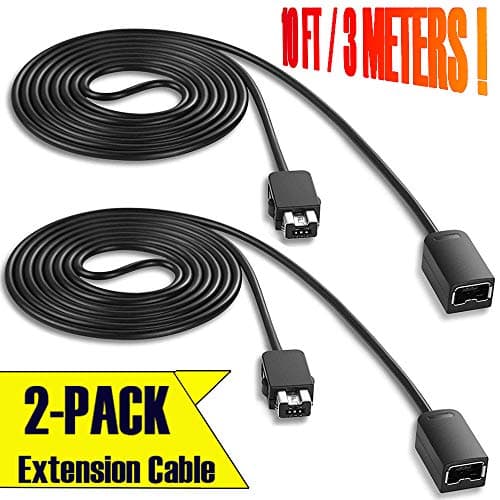 NES Classic Extension Cable 3M/10ft, Dumsamker Super NES Classic Controller Extension Cord for Nintendo SNES Classic Edition-2017 and Mini NES Classic Edition-2016 (2 Pack)