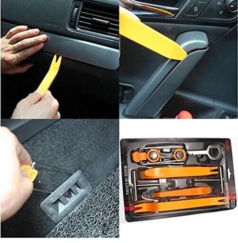 Drhob Universal Car DVD Player Stereo Refit Tool Kit Door Tools Interior Plastic Trim Panel Dashboard Installation Removal Pry