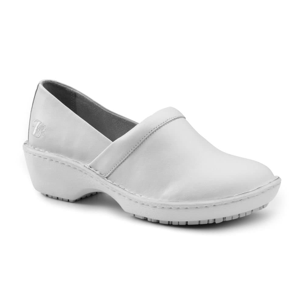 Lila SureGrip Bella Women's White Slip Resistant Clogs