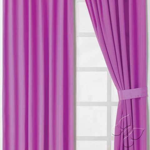 Alegro Curtain Set Fushia