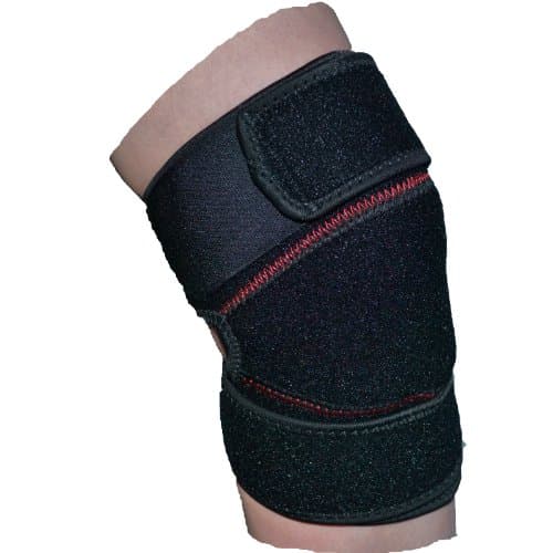 Magnetic neoprene knee support brace strap for knee pain relief or knee arthritis with self heating pad