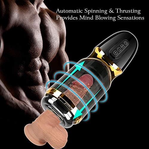 TOOAA Male Automatic Píston Cup Telescopic Rotation and 10 Mode Electric Mǎssǎge Cup Male's Toy