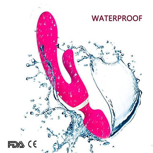 Double-headed use and multi-speed, Hand Held Therapeutic Body Massager Wand Rechareable USB, 8 SPEEDS - 20 MODES