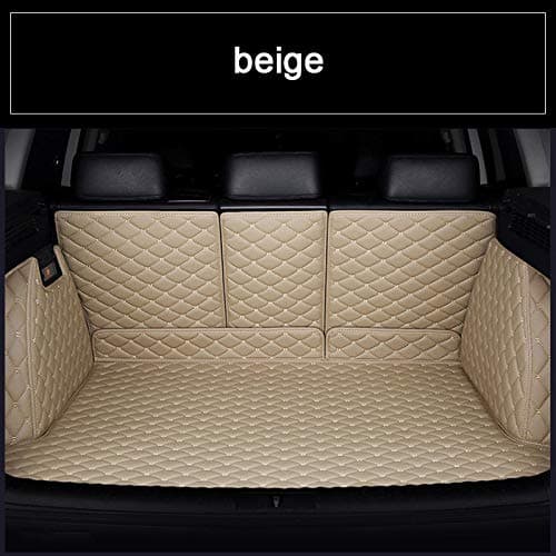 Myllon Car Rear Trunk Mat Boot Mat for Lexus RX350 RX450h 2009-2017 Custom Fit All Weather Artificial Leather Waterproof Non Slip Car Mats (beige)