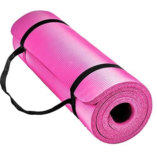 Thick Yoga Mat Kapoo Exercise Mat,1/2-Inch Extra Thick 72" X 24" (10mm) High Density Anti-Tear Non-Slip Yoga Mat with Carrying Strap for Exercise,Yoga and Pilates[1 Year Warranty]