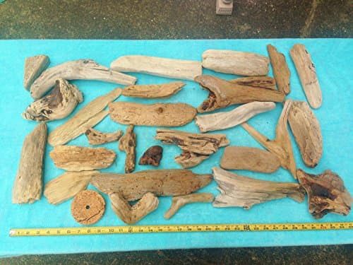 Bulk Driftwood 27 Piece (lot 185) Beach Comber Set Craft Nautical Decor Weddings Bulk Driftwood