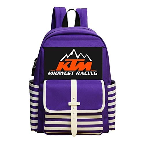 Midwest_KTM Racing Children Backpack Student School Bag Teens Shoulder Handbag