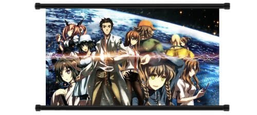 Happiness tree anime poster Steins; Gate Anime Fabric Wall Scroll Poster (23) Inches [WL]-- SteinsGate-62 (L)