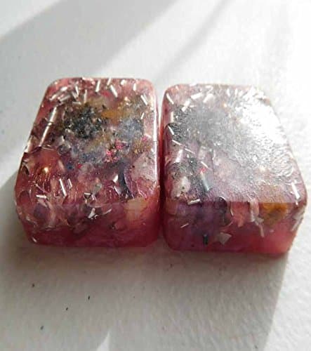 2 F.Pink Mini Cube Tower Busters Orgone Generator Energy Accumulator PERFECT GIFTING TOOL!!!! 528Hz/7.83Hz/Advance Harmonics Many Beautiful Ingredients and Colors!! (F.Pink)