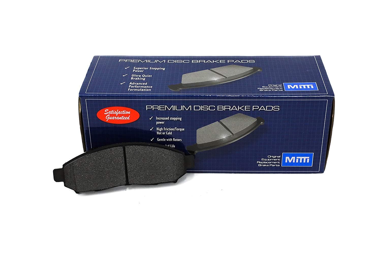 MITTI D914 Front Brake Pads Compatible with Honda Accord Element Pilot Cr-V Civic