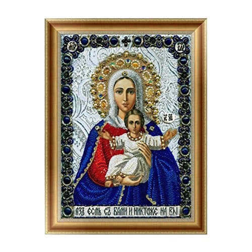 Yooan 5D Religious Diamond painting patterns Cross Stitch Kits DIY Round Rhinestone Embroidery Pictures for wall stickers