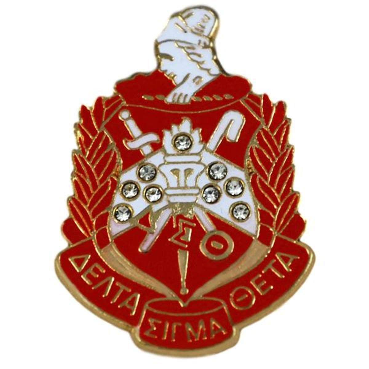 Shield Swarovski Crystal Pin