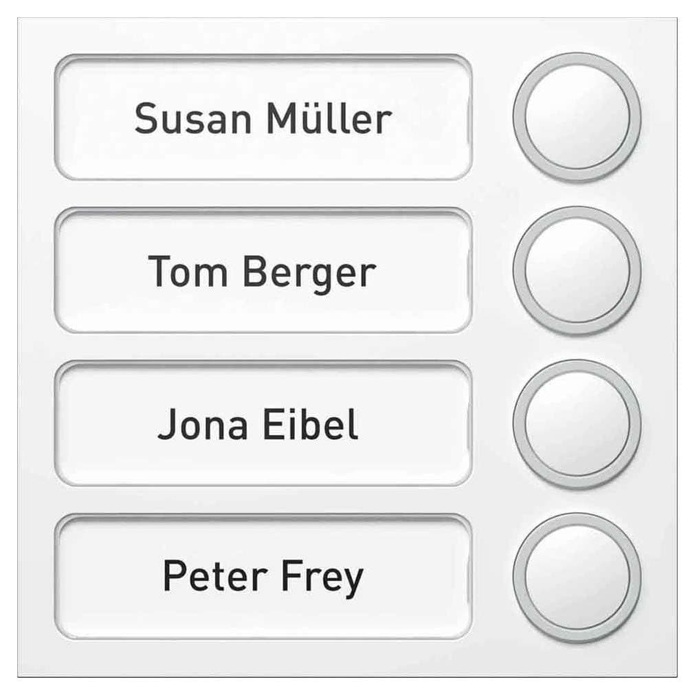 Ritto 1875470 Porter Key Module (4Tasten) White