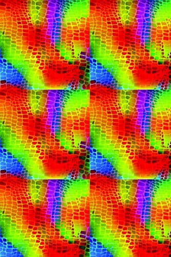 Tie-Dye snake colored love pattern Heat Transfer Vinyl Sheet for Silhouette 12" x 18" HTV for Clothing - Free Bonus Transfer Mask Included Premium Heat transfer Vinyl