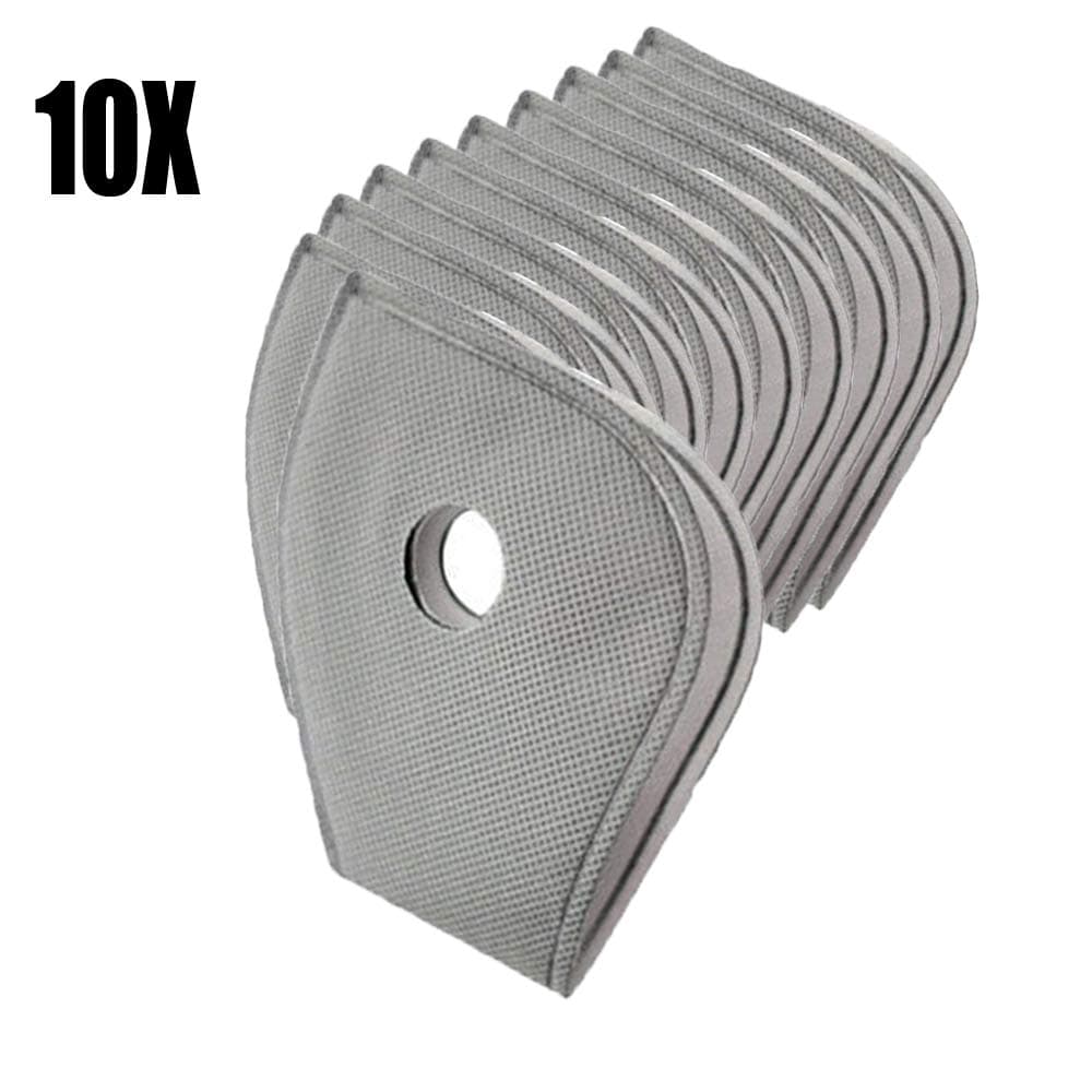 Dustproof Masks Activated Carbon Dust Mask Filter Allergy Mask Reusable with Extra Carbon N99 Filters for Woodworking Mowing Sanding Running Cycling Outdoor Activities Mowing Half Mask Women Men Black