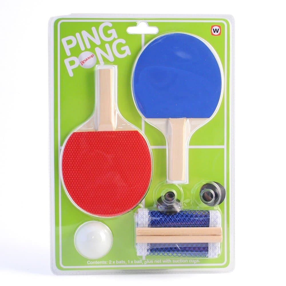 Indoor Mini Office Desktop Ping Pong Table Tennis Set
