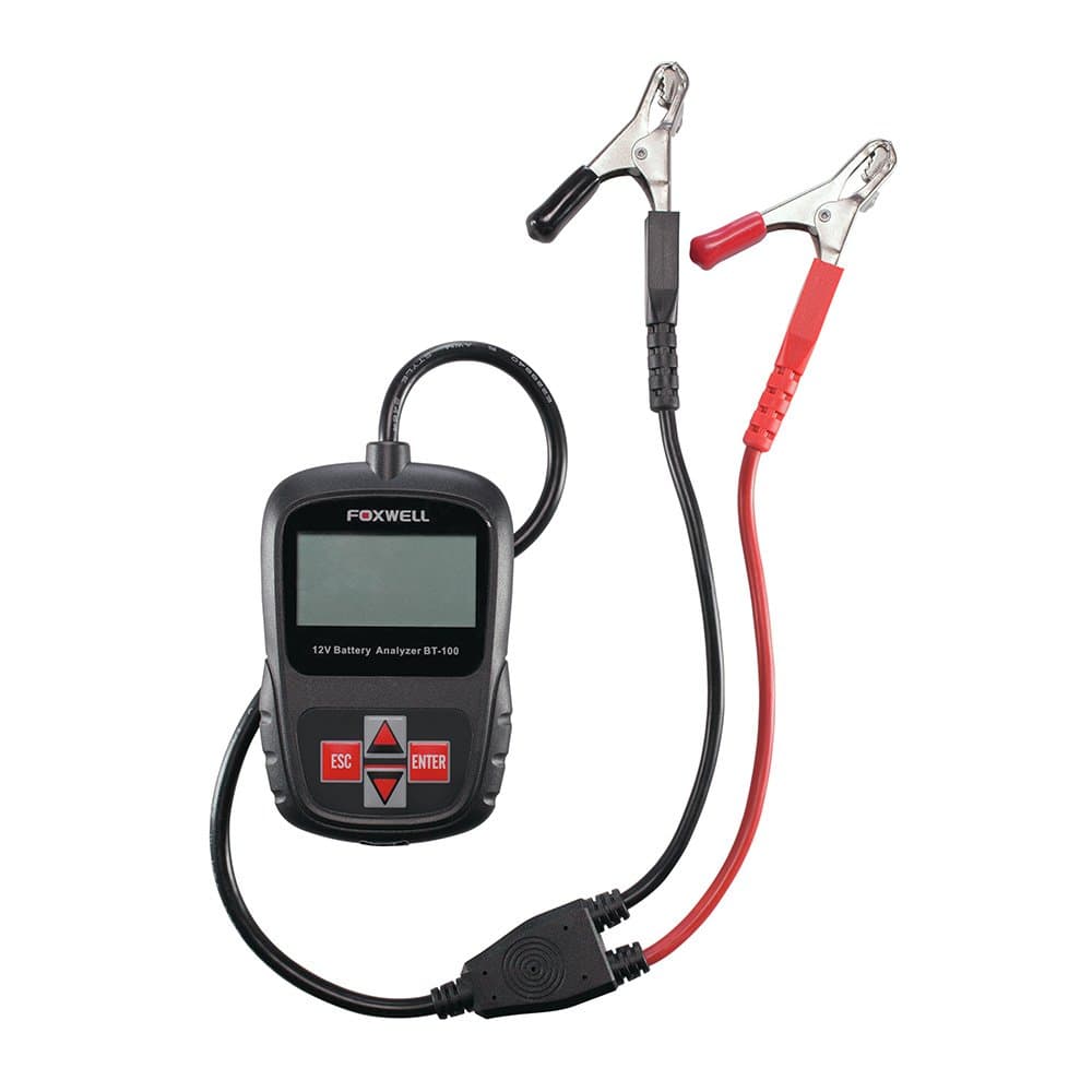 Foxwell BT100 Car Battery Analyser/Tester, 12 V, Black